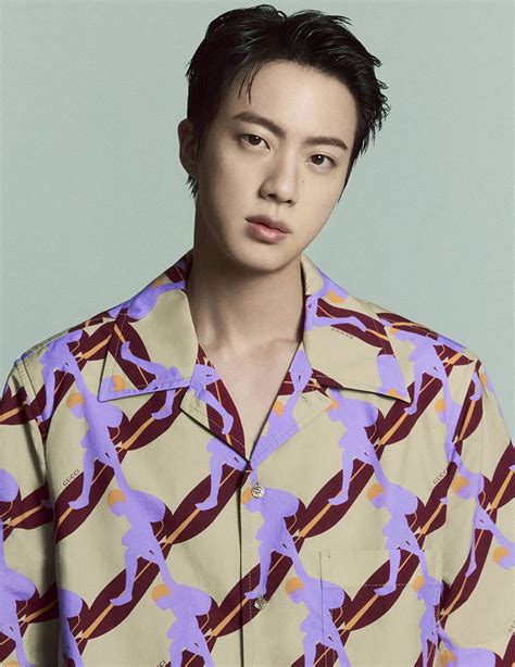 bts sponsored by gucci|Jin of BTS is Gucci's Newest Global Brand Ambassador.